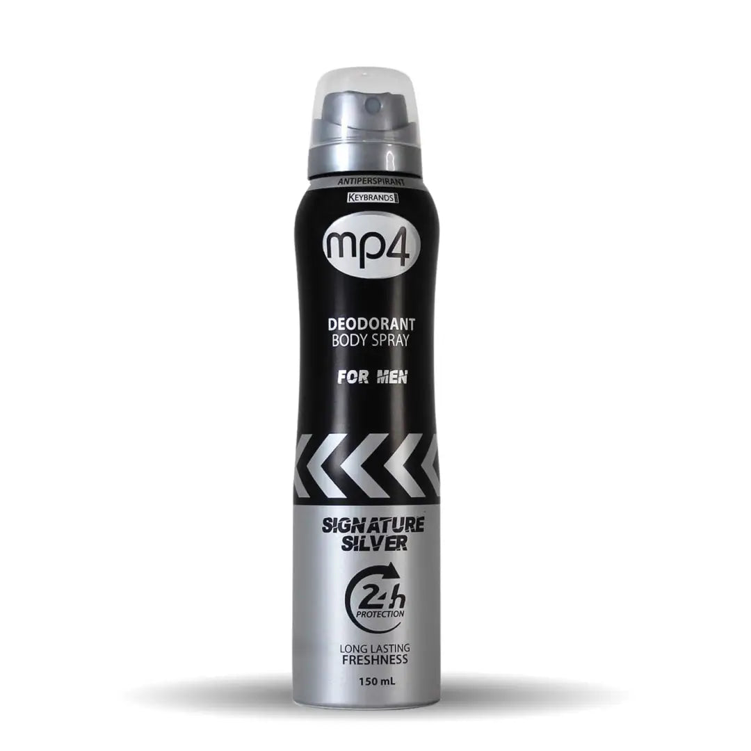 mp4 Deodorant Body Spray Men - Signature Silver