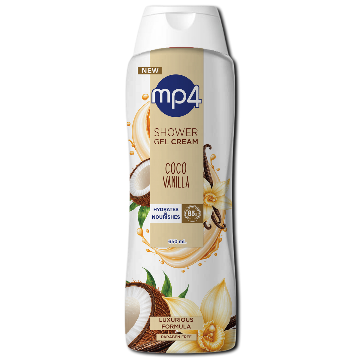 mp4 Shower Gel - CoCo Vanilla