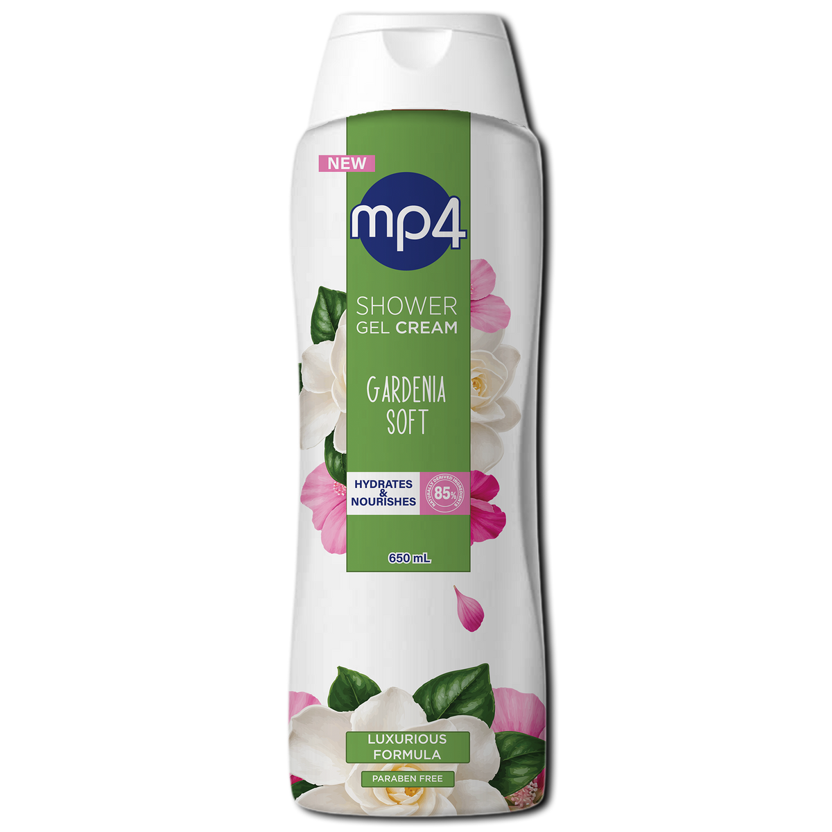 mp4 Shower Gel - Gardenia Soft