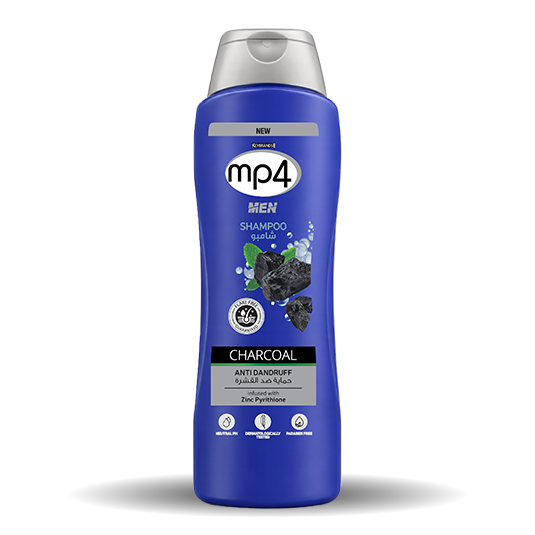 mp4 Anti-Dandruff Shampoo Men - Charcoal