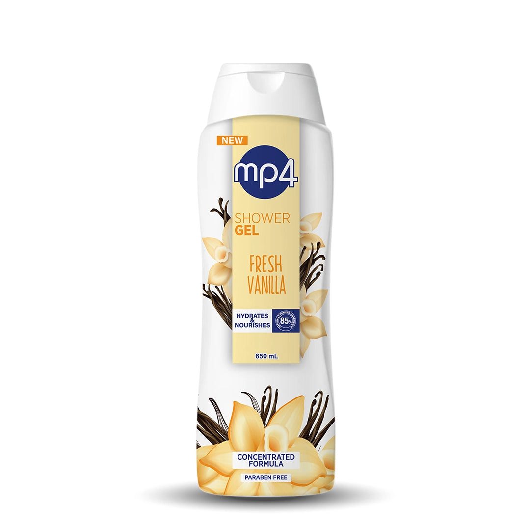 mp4 Shower Gel - Fresh Vanilla