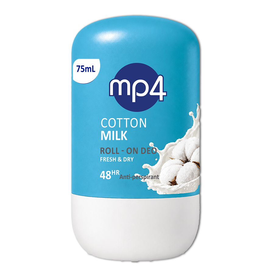 mp4 Roll On Deodorant - Cotton Milk