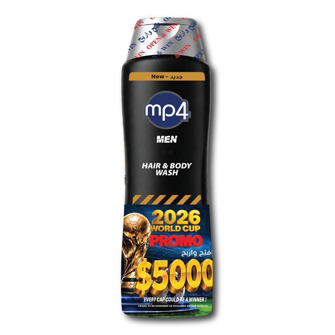 mp4 World Cup Promo Men Hair &amp; Body Wash - Energetic Pulse
