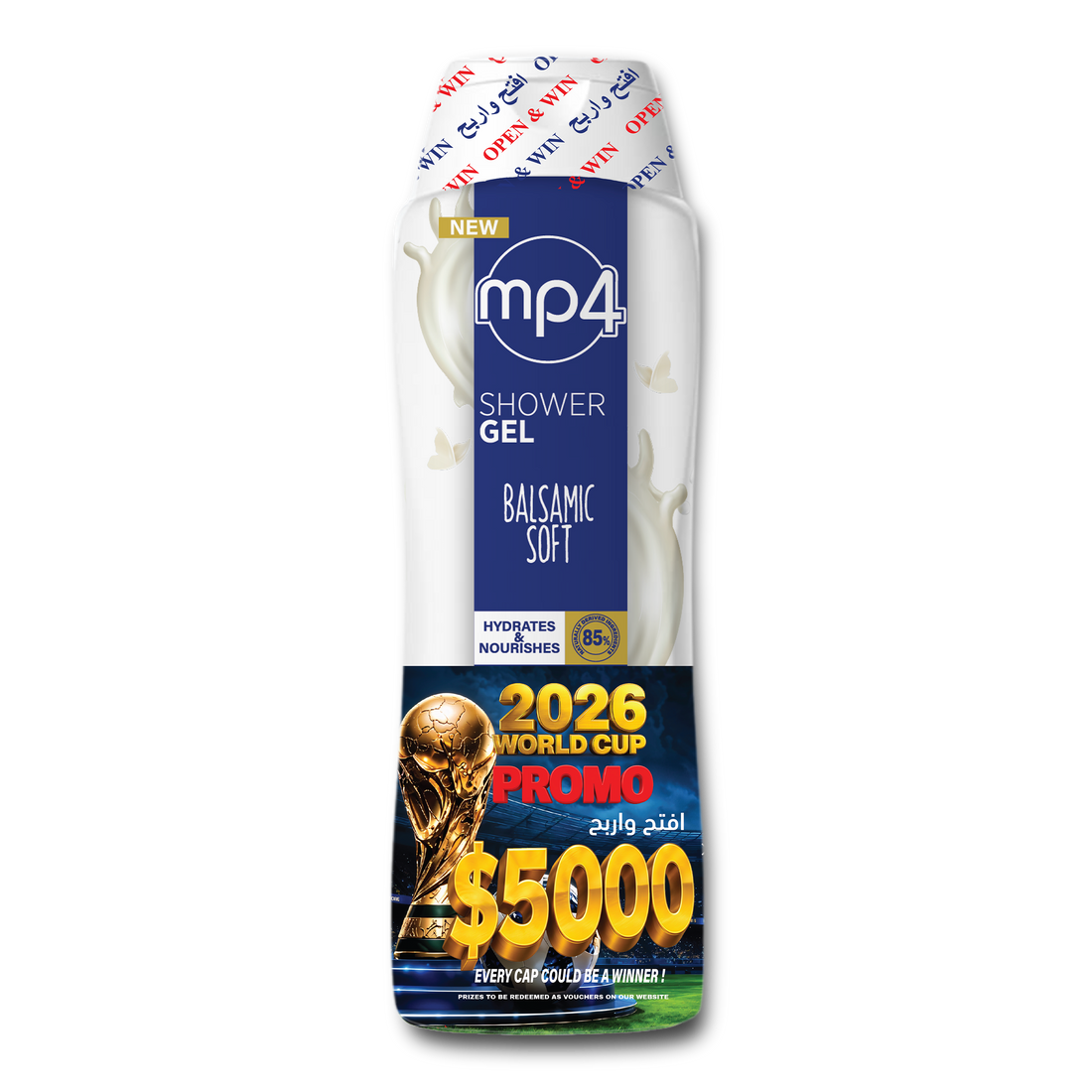 mp4 World Cup Promo Shower Gel -Balsamic Soft