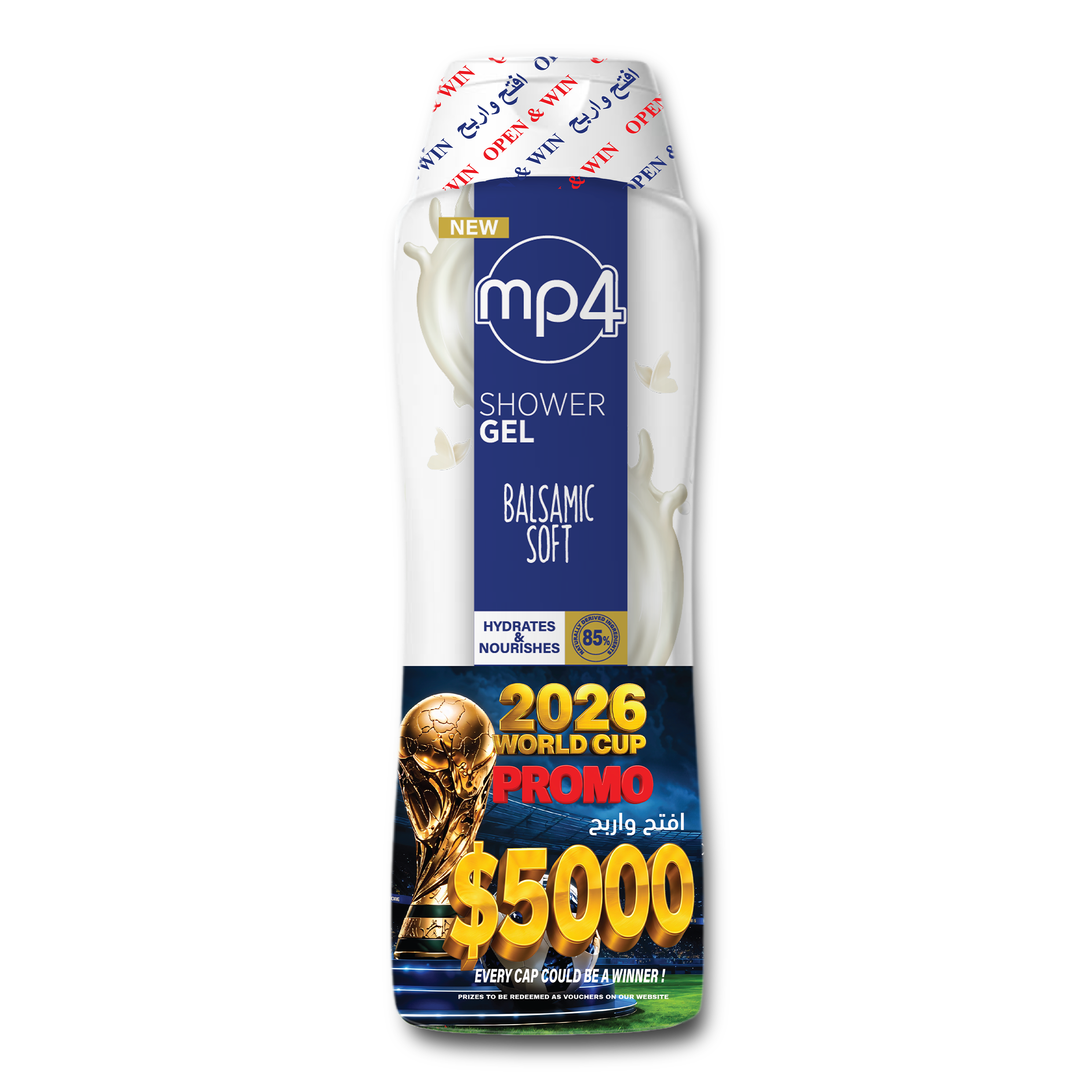 mp4 World Cup Promo Shower Gel -Balsamic Soft